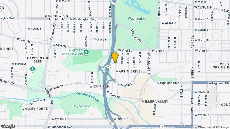 1241 N 46th St Map and Location Details