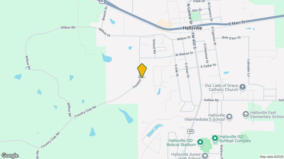 323 Country Club Rd Map and Location Details