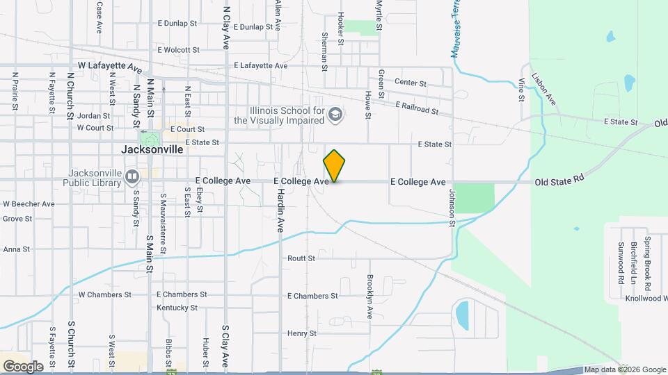 735 E College Ave Map and Location Details