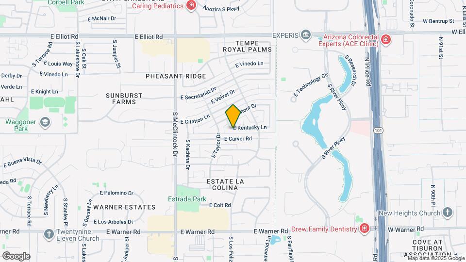 1915 E Kentucky Ln Map and Location Details