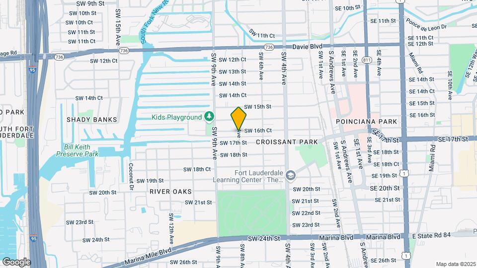 1619 SW 8th Ave Map and Location Details