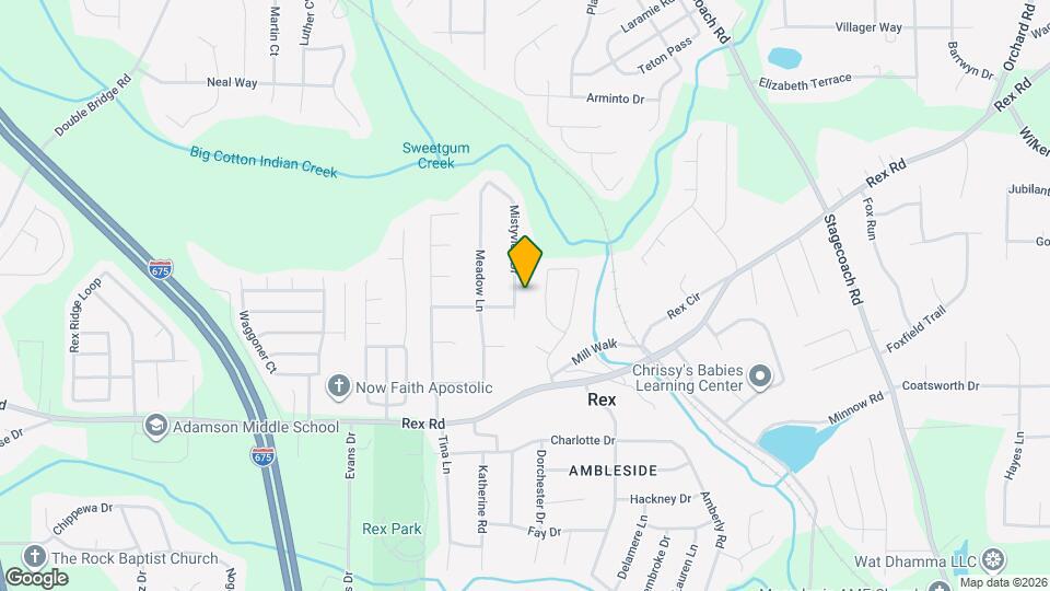 5858 Mistyview Dr Map and Location Details