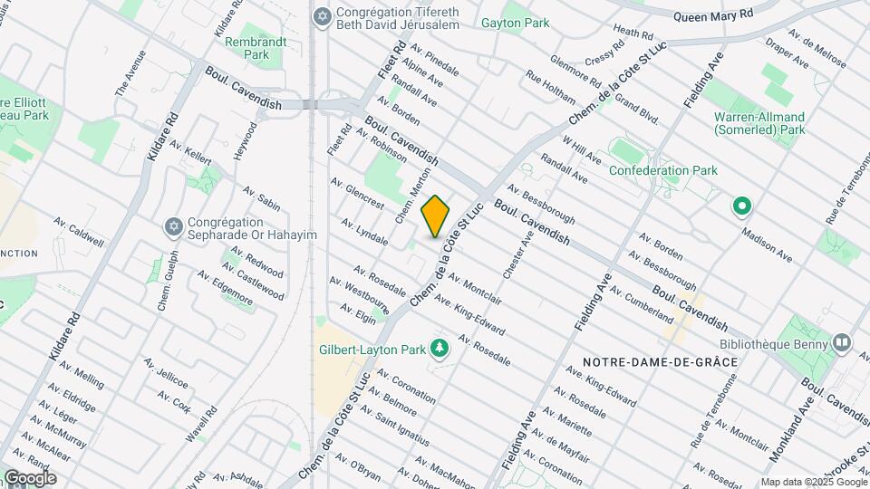 6717 De La Côte-Saint-Luc Ch Map and Location Details