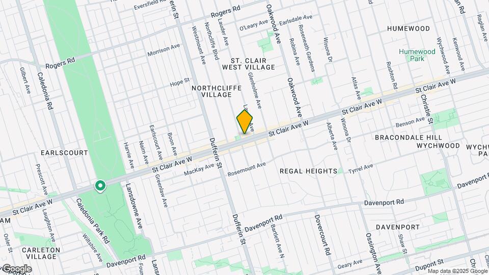 1108 St Clair Ave W Map and Location Details