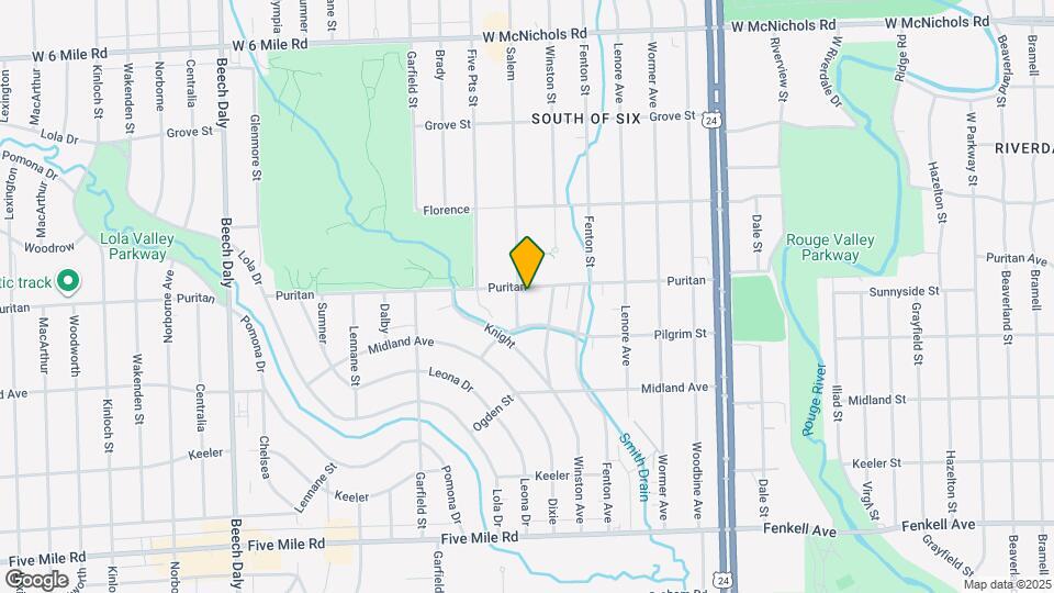 24677 Puritan Map and Location Details