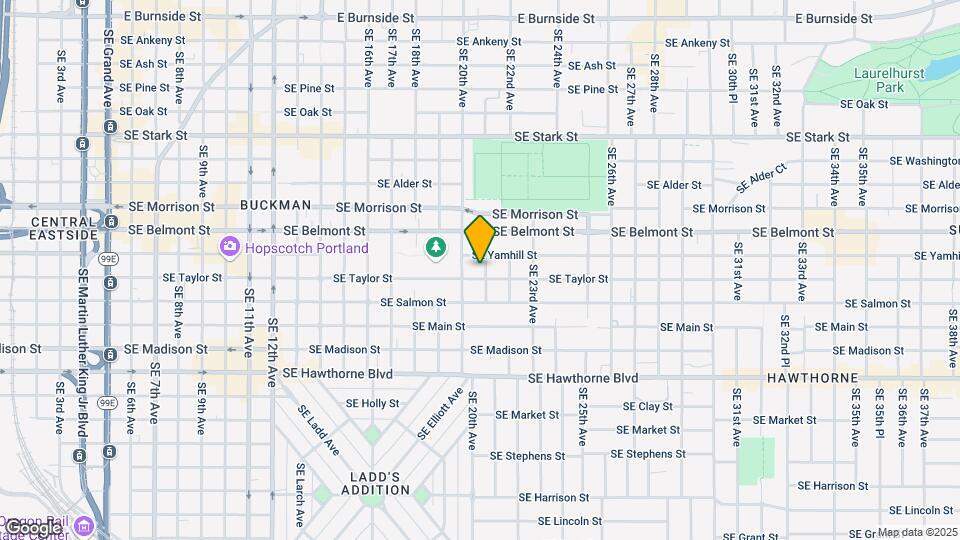 1023 SE 21st Ave Map and Location Details