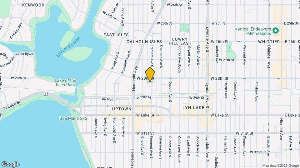 2812 Fremont Ave Map and Location Details