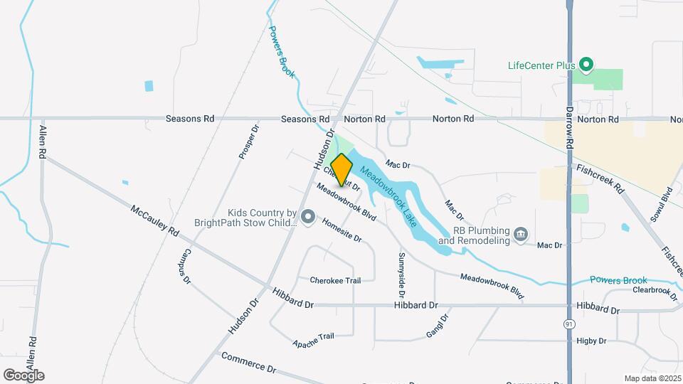 1213 Meadowbrook Blvd Map and Location Details