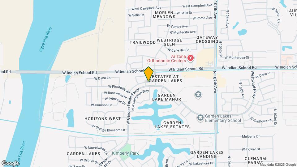 11109 W Amelia Ave Mapa y Detalles de la Ubicación