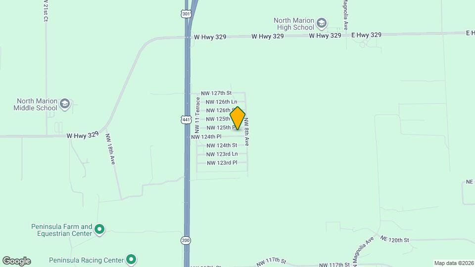 875 NW 124th Pl Map and Location Details