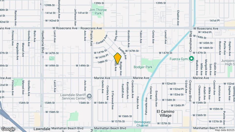 14900 Doty Ave Map and Location Details