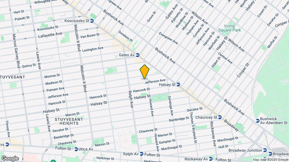 937 Jefferson Ave Mapa y Detalles de la Ubicación