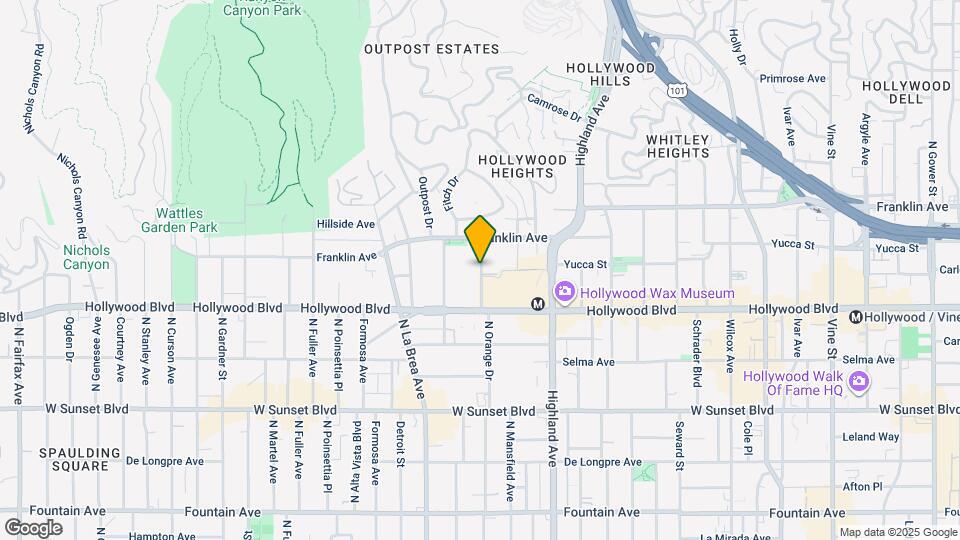 1755 N Orange Dr Map and Location Details
