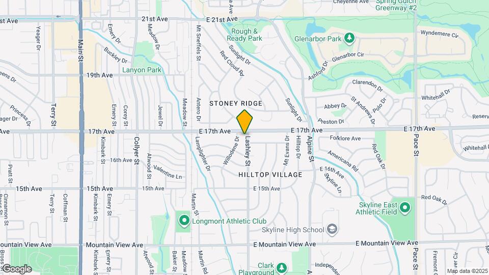 1635 Lashley St Map and Location Details