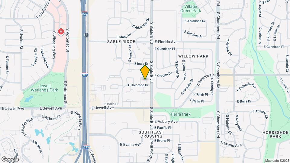 14480 E Montana Cir Map and Location Details
