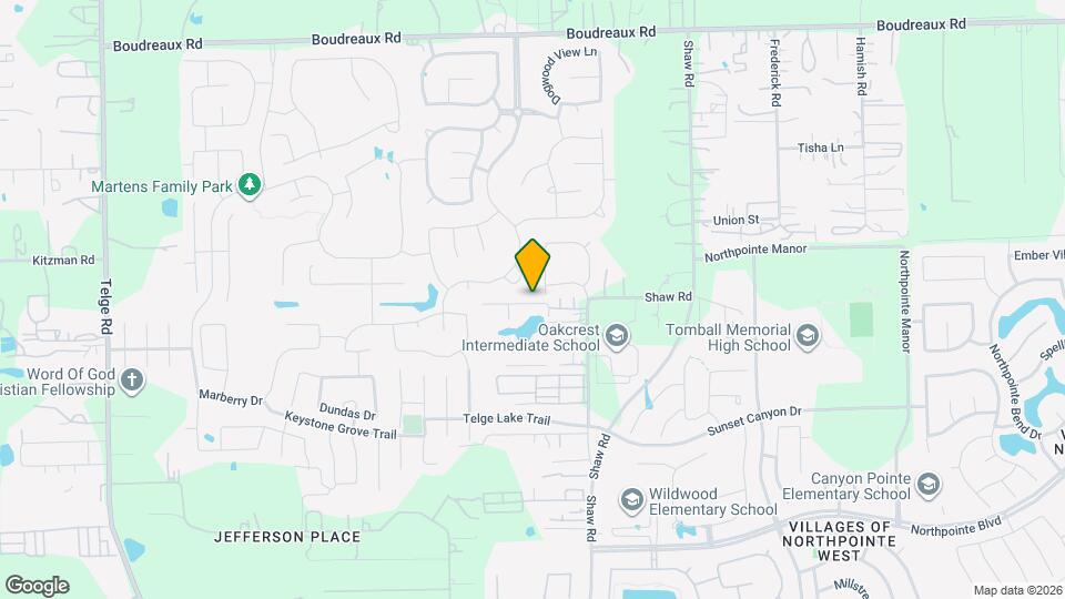 15022 Sparrows Nest Ln Map and Location Details