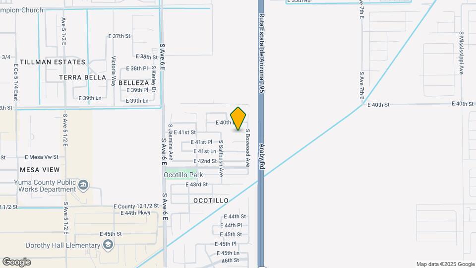 6351 E 41st St Map and Location Details