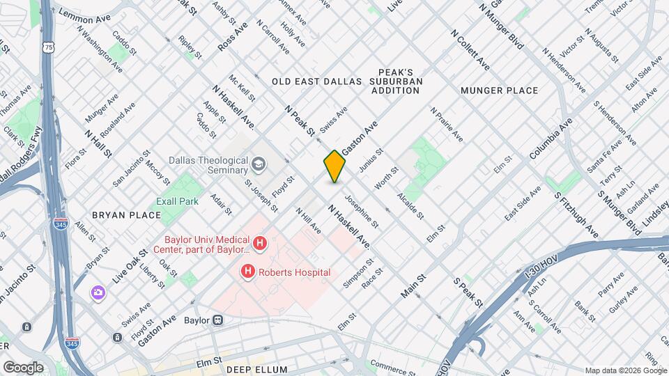 4121 Junius St Map and Location Details