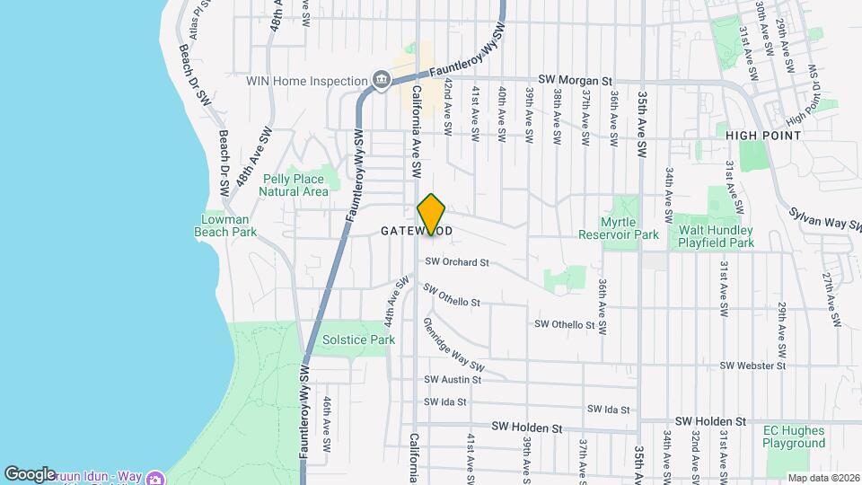 7114 California Ave SW Map and Location Details