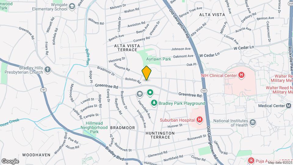 5817 Greentree Rd Map and Location Details