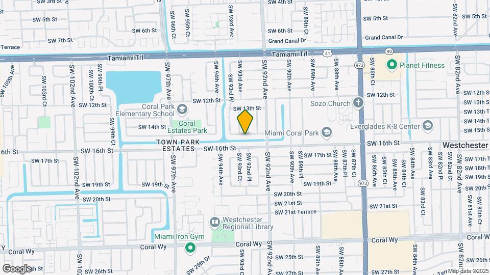 9270 SW 15th St Map and Location Details