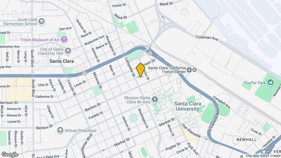 870 Fremont St, Unit 203 Map and Location Details