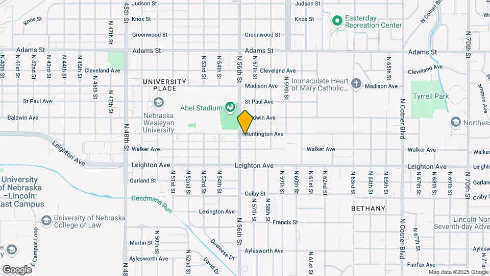 5607 Huntington Ave Map and Location Details