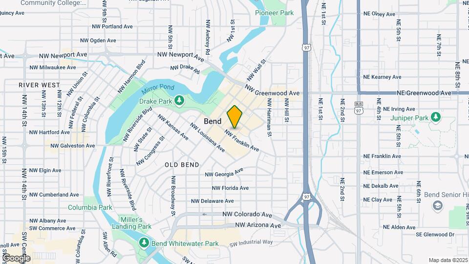 550 NW Franklin Ave Map and Location Details