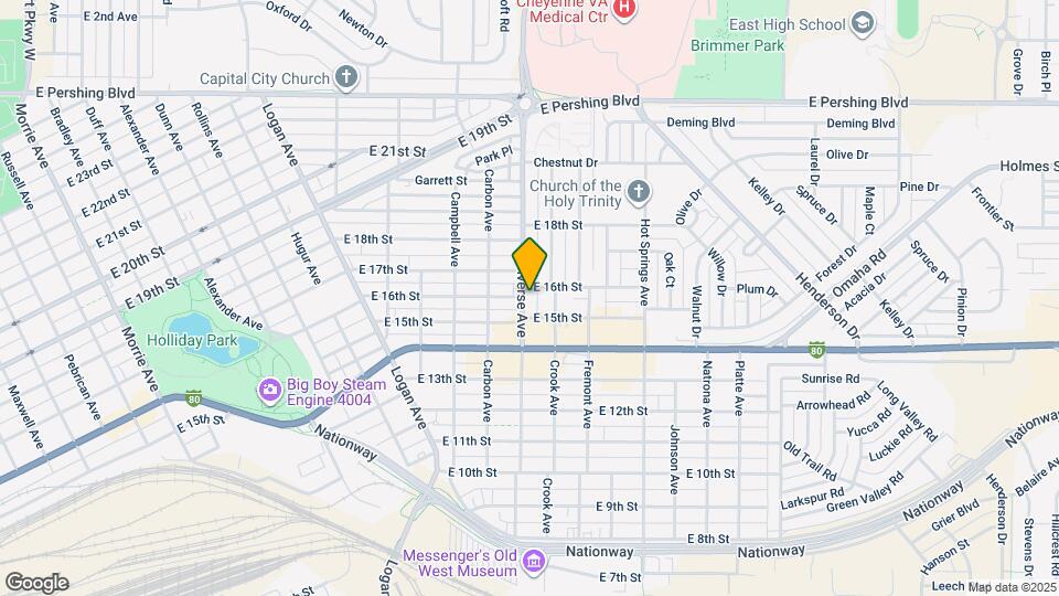 1517 Converse Ave Map and Location Details