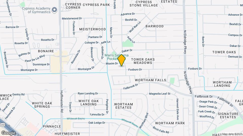 13010 Foxburo Dr Map and Location Details