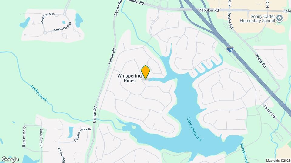 486 Lacebark Dr Mapa y Detalles de la Ubicación