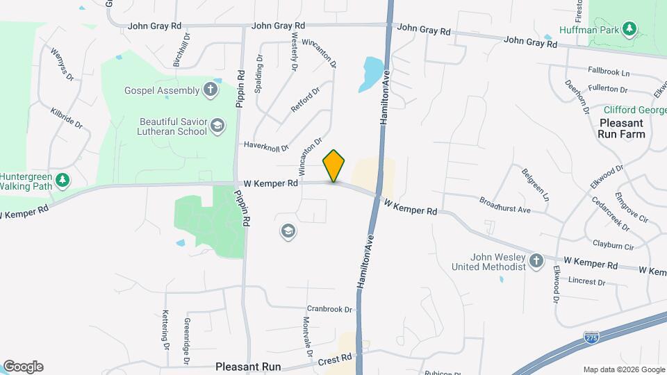 2451 W Kemper Rd Map and Location Details