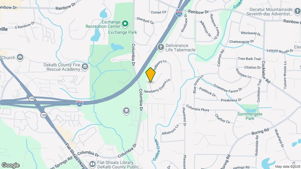 2468 Newberry Trail Map and Location Details