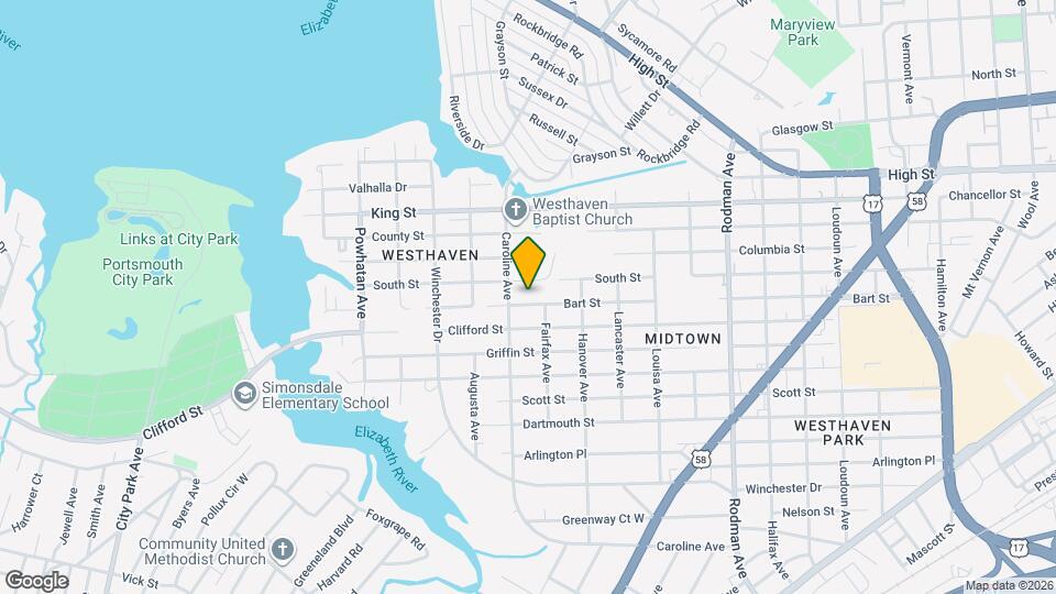 4212 Bart St Map and Location Details