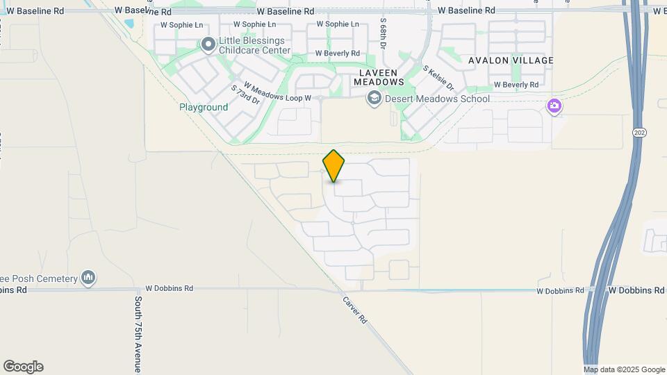 8615 S 69th Ln Map and Location Details