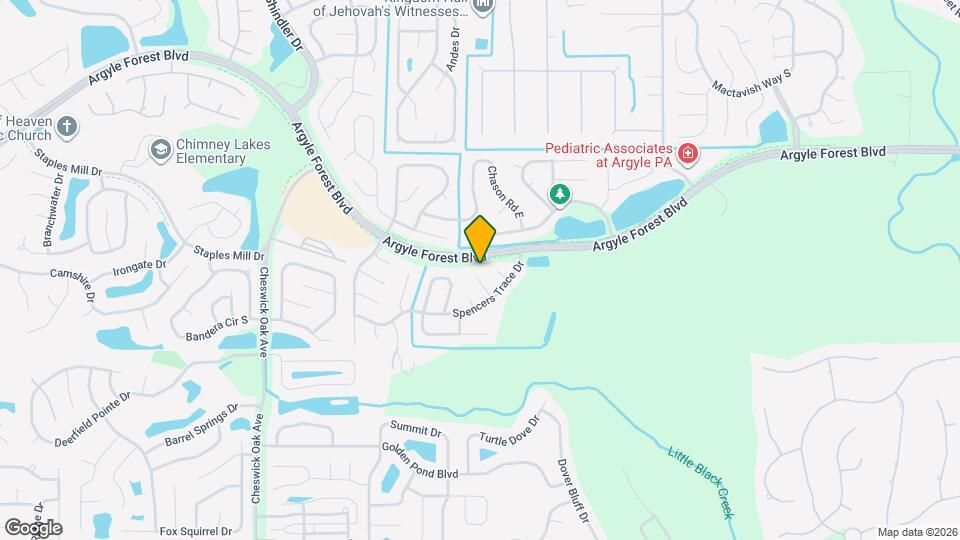 8417 Spencers Trace Ct Map and Location Details