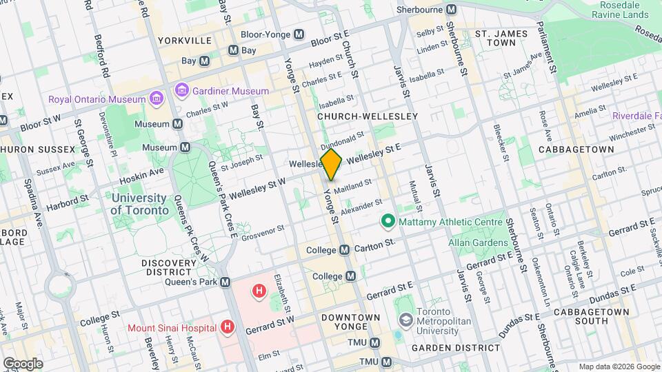 531A Yonge St Map and Location Details