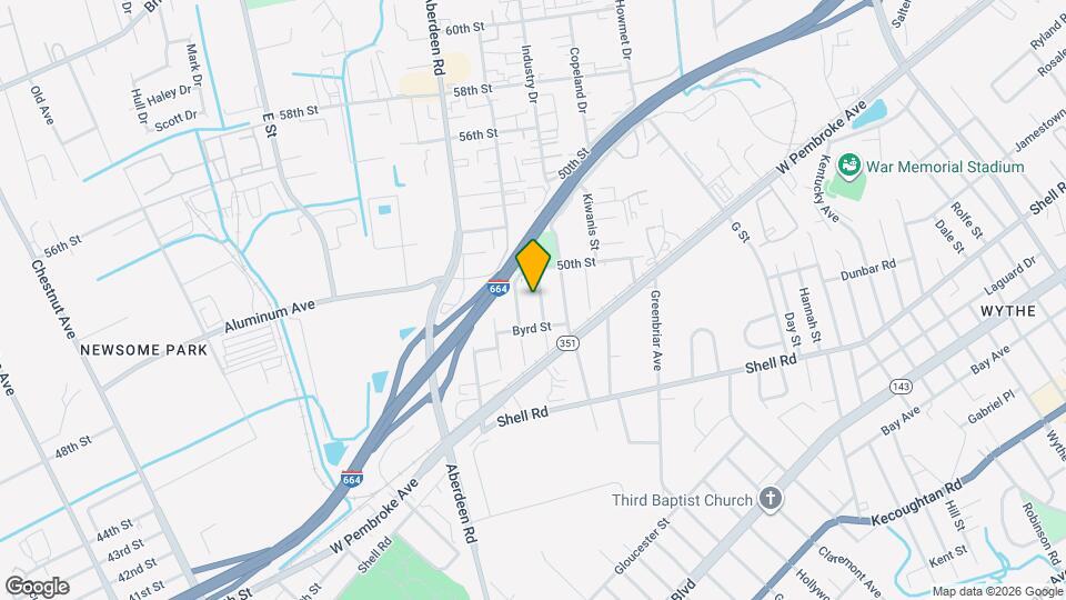 719 Hemlock Ave Map and Location Details