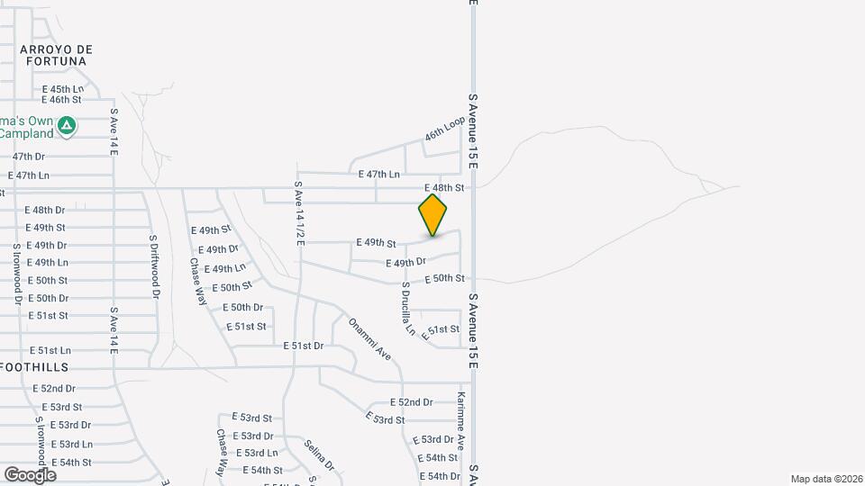 14817 E 49th St Map and Location Details