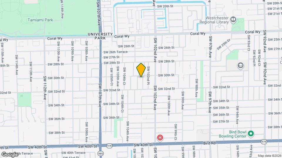 3010 SW 103rd Ave Mapa y Detalles de la Ubicación