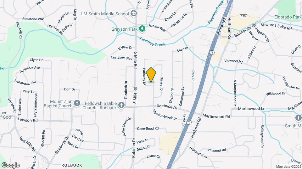 900 Meadowbrook Dr Map and Location Details
