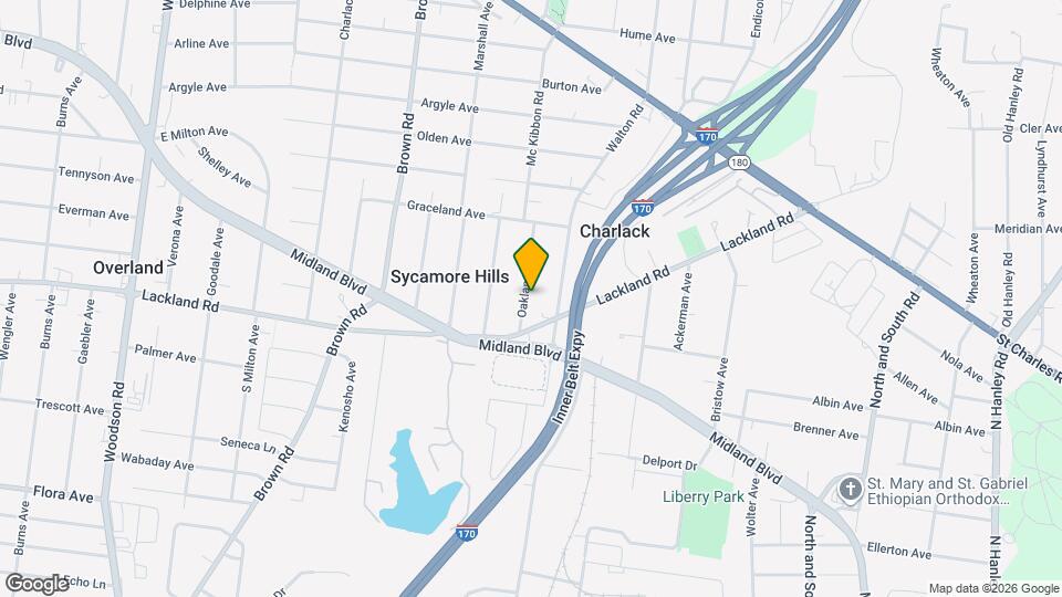 2424 Oakland Ave Map and Location Details