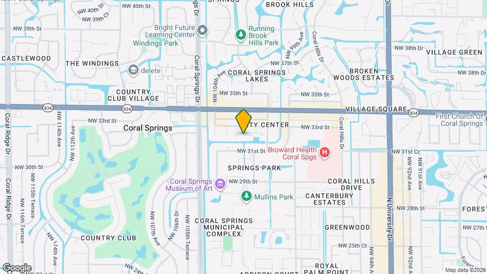 3261 NW 102nd Terrace Map and Location Details