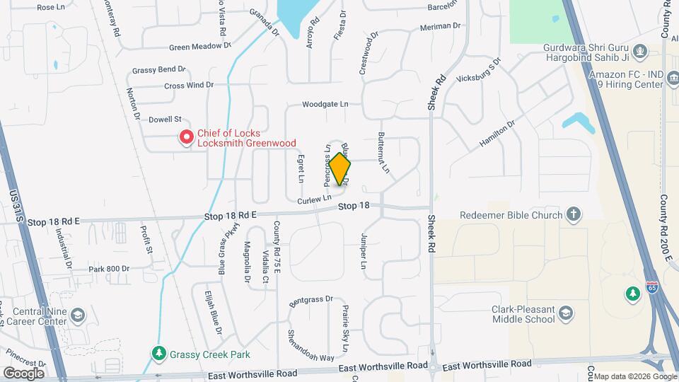 1518 Bluestem Dr Mapa y Detalles de la Ubicación