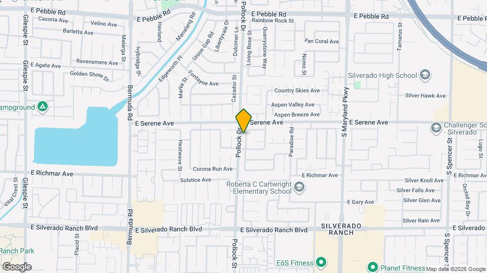 9347 S Chateau St Jean Dr Map and Location Details