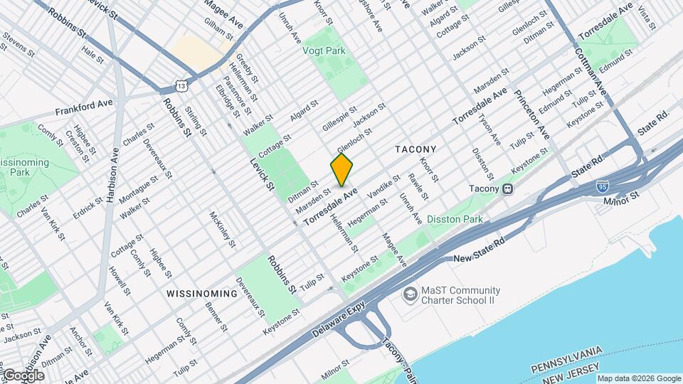 6534 Torresdale Ave Map and Location Details