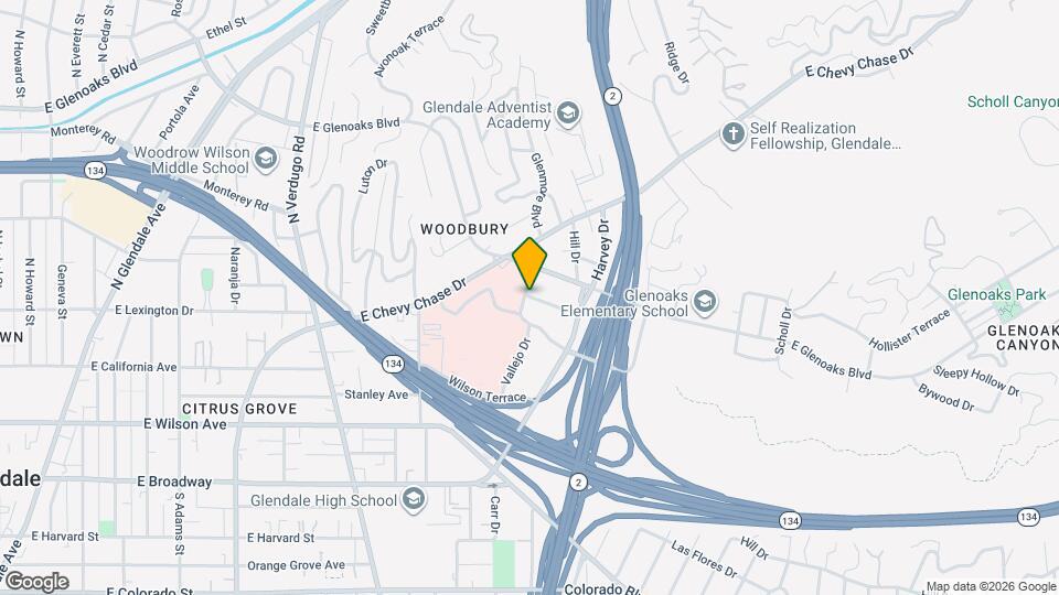 1716 Orchard Ave, Unit 1716 and half Map and Location Details