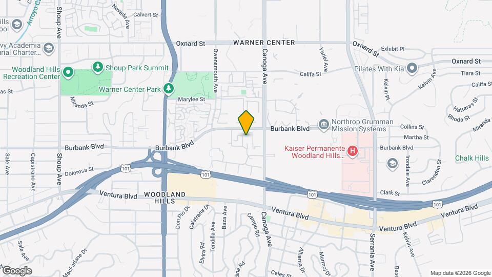 21500 Burbank Blvd, Unit 131 Mapa y Detalles de la Ubicación