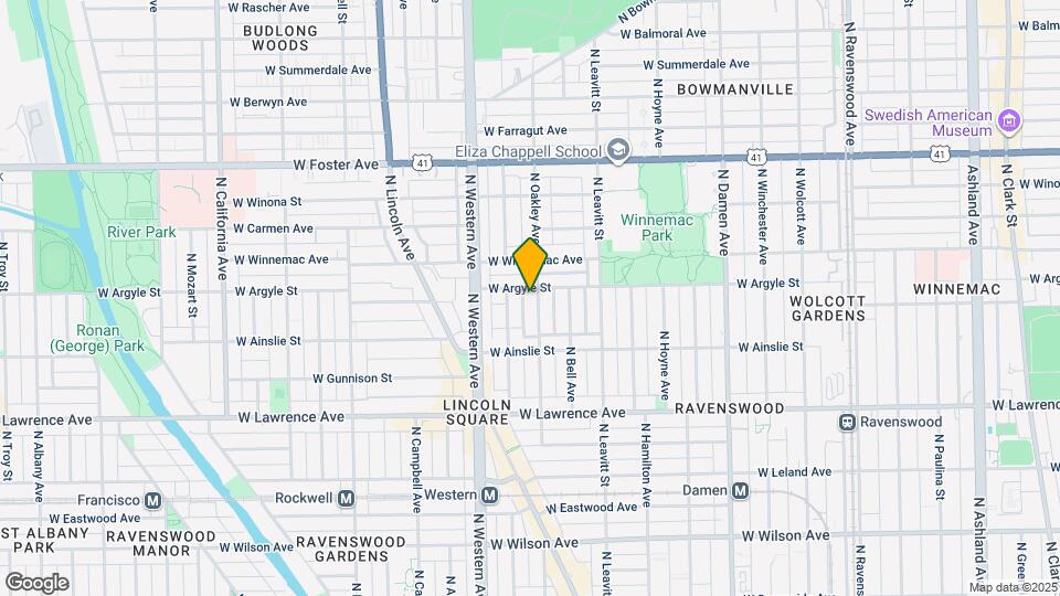 4952 N Oakley Ave, Unit 3 Map and Location Details