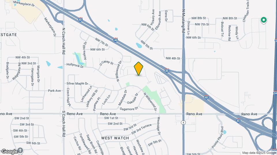 11708 Hollyrock Dr Map and Location Details